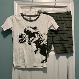 The Children’s Place Boys Short Sleeve Dino Snug Fit Cotton Pajamas Size 16